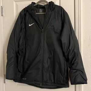 Nike Athletics Storm- Fit Windbreaker with Hood and Water-Resistant Finish